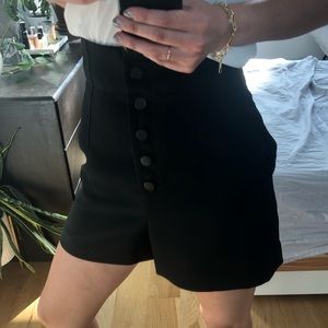 High waisted Button Up Shorts